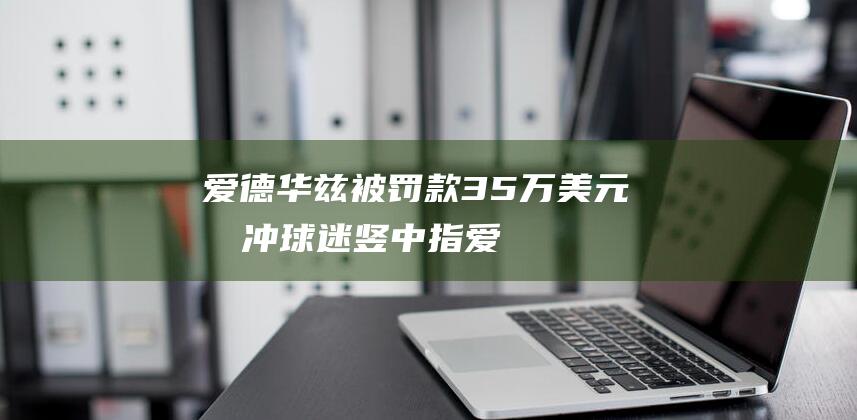 爱德华兹被罚款 3.5 万美元 因冲球迷竖中指 (爱德华兹集锦)