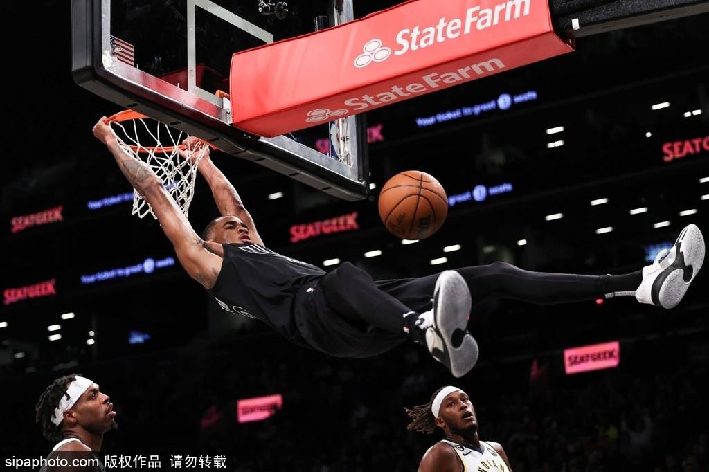 篮网战胜步行者 NBA 约翰逊和哈里伯顿领衔 崔永熙继续缺阵 (篮网战胜步行者)