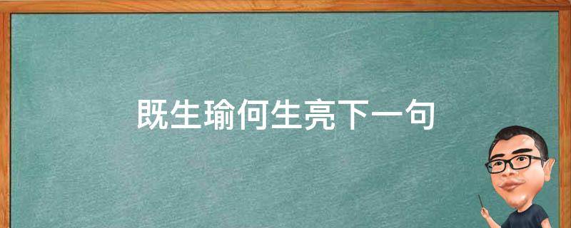 既生瑜何生亮 夏 比亚迪推出 深层解析背后的战略思考 系列 (既生瑜何生亮是什么意思)